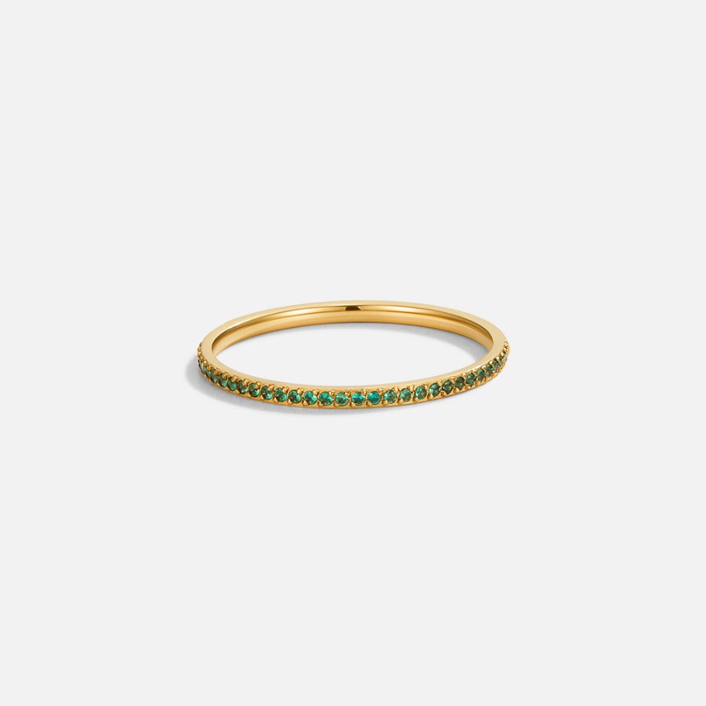 Emerald Eternity Kristallen Ring