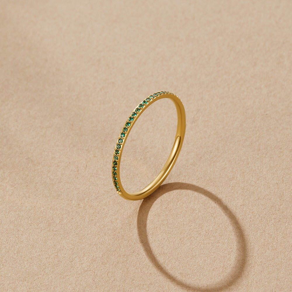 Emerald Eternity Kristallen Ring Hoofdafbeelding