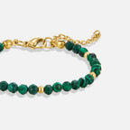 Emerald Green Beaded Armband