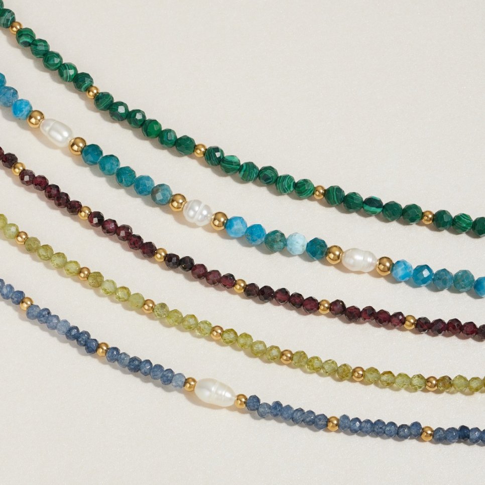 Emerald Green Beaded Armband
