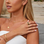 Emerald Stone Kristallen Ring