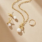 Eva Freshwater Parel Gouden Ketting
