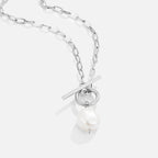 Eva Zoetwaterparel Zilveren Ketting