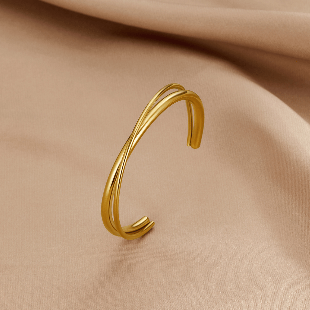 Eva Gouden Twist Armband