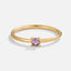 February Birthstone 18K Gouden Ring