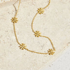 Flower Power 18K Gouden Ketting