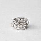 Forever' Link Kristallen & Zilveren Ring