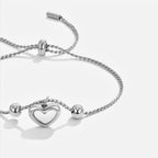 Zilveren Forever Love Hart Armband