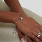 Zilveren Forever Love Hart Armband