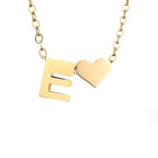 Liefde & Initialen Gouden Ketting