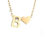 Liefde & Initialen Gouden Ketting