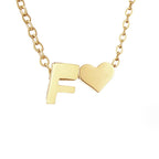 Liefde & Initialen Gouden Ketting