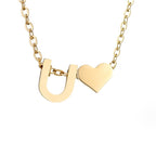 Liefde & Initialen Gouden Ketting