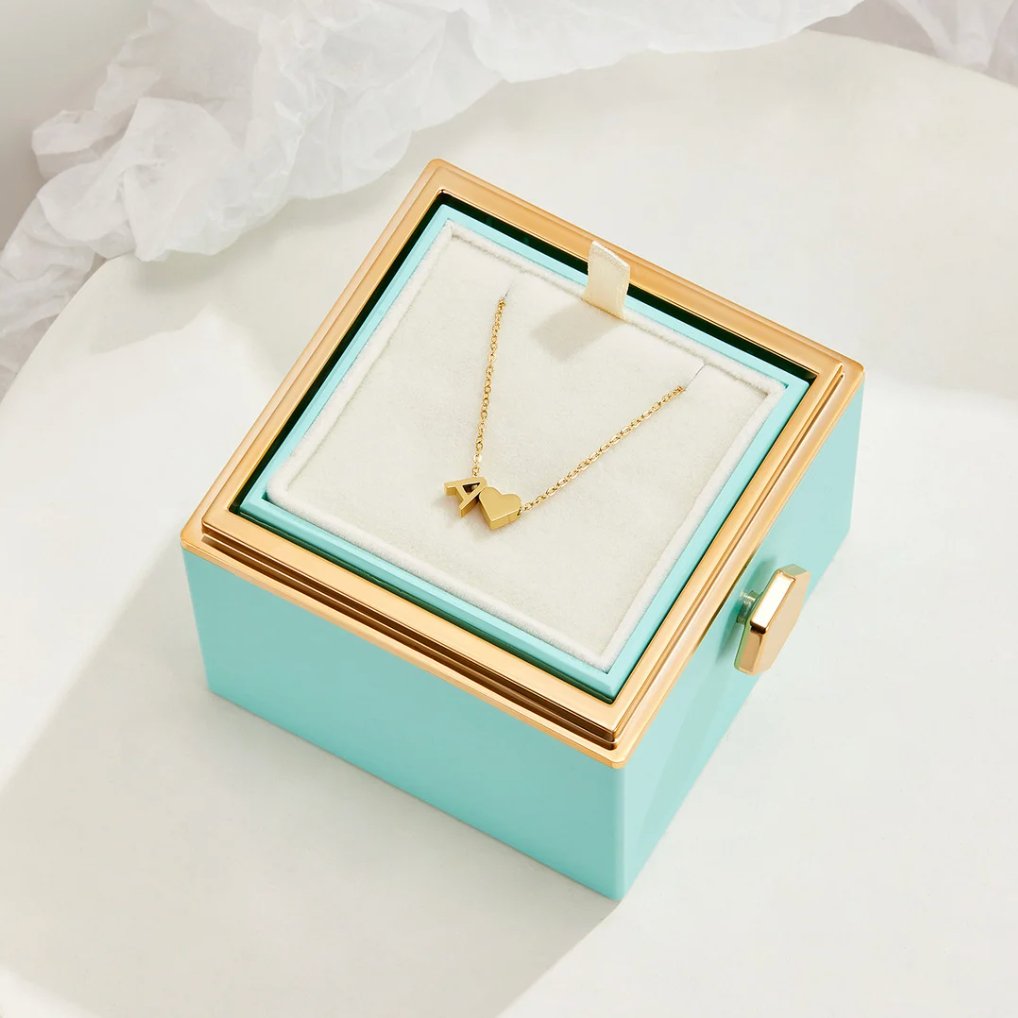 Liefde & Initialen Gouden Ketting