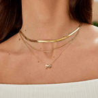 Liefde & Initialen Gouden Ketting