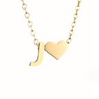 Liefde & Initialen Gouden Ketting