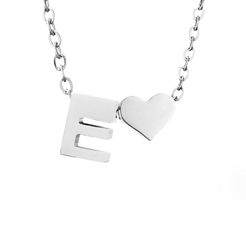 Forever Love & Letter Zilveren Ketting