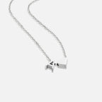 Forever Love & Letter Zilveren Ketting