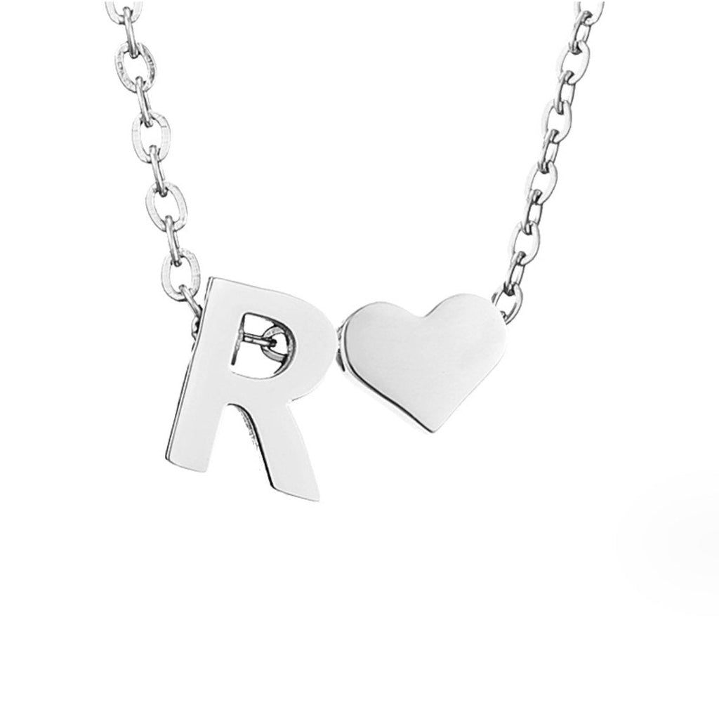 Forever Love & Letter Zilveren Ketting