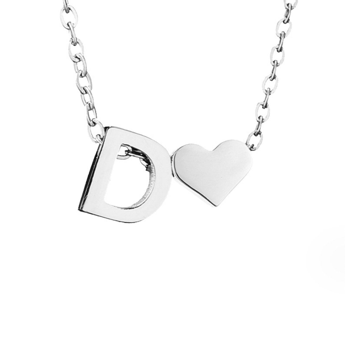 Forever Love & Letter Zilveren Ketting