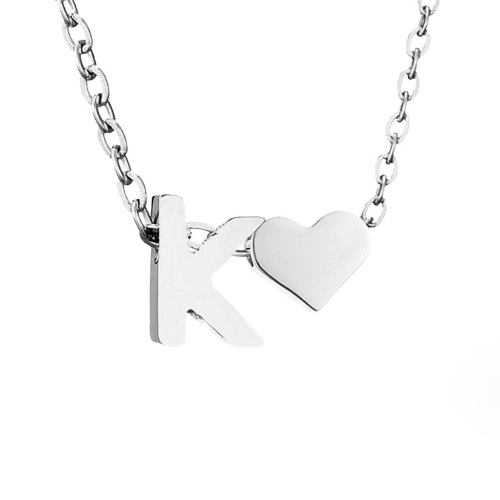 Forever Love & Letter Zilveren Ketting