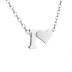 Forever Love & Letter Zilveren Ketting