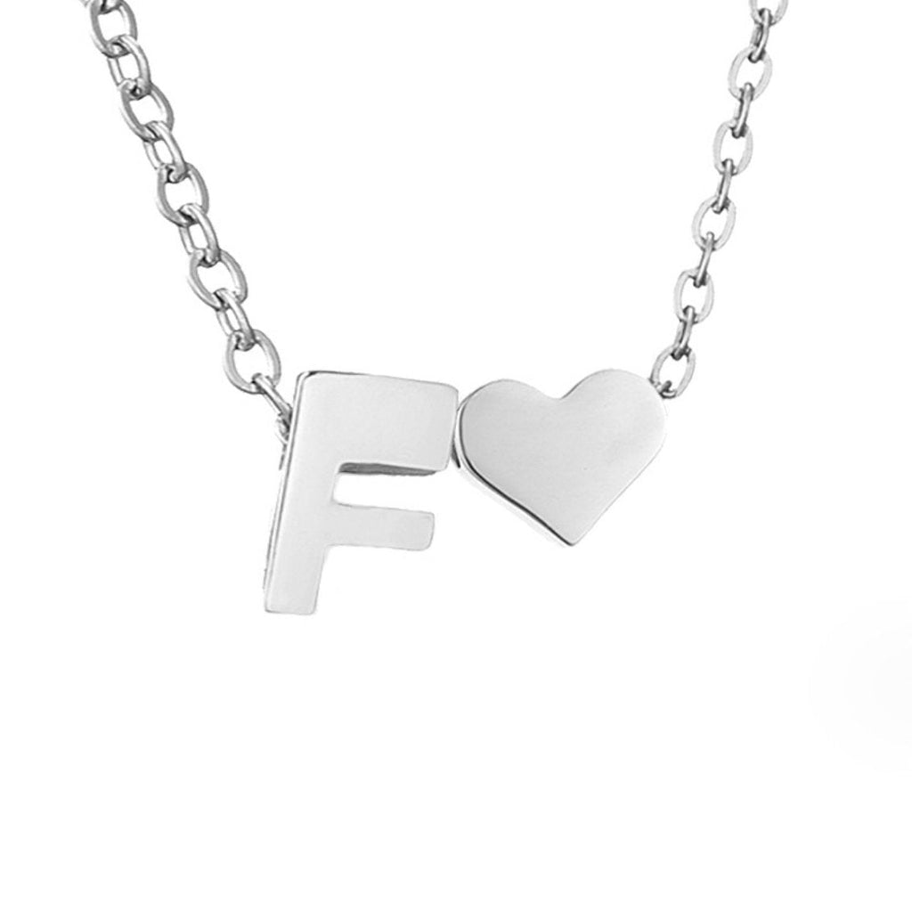 Forever Love & Letter Zilveren Ketting