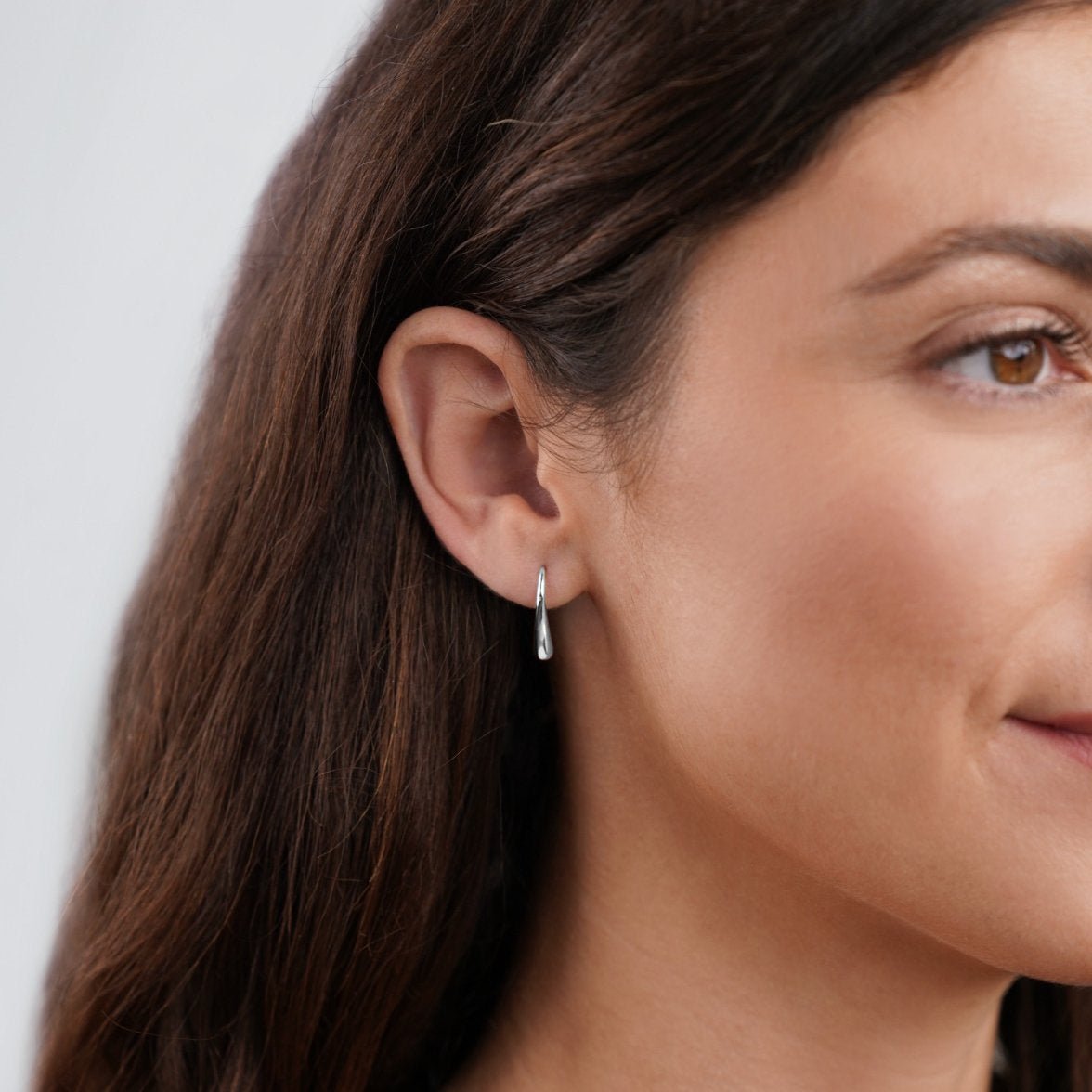 Francesca Water Drop Zilveren Oorbellen