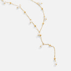 Lariat Parel Drop Ketting