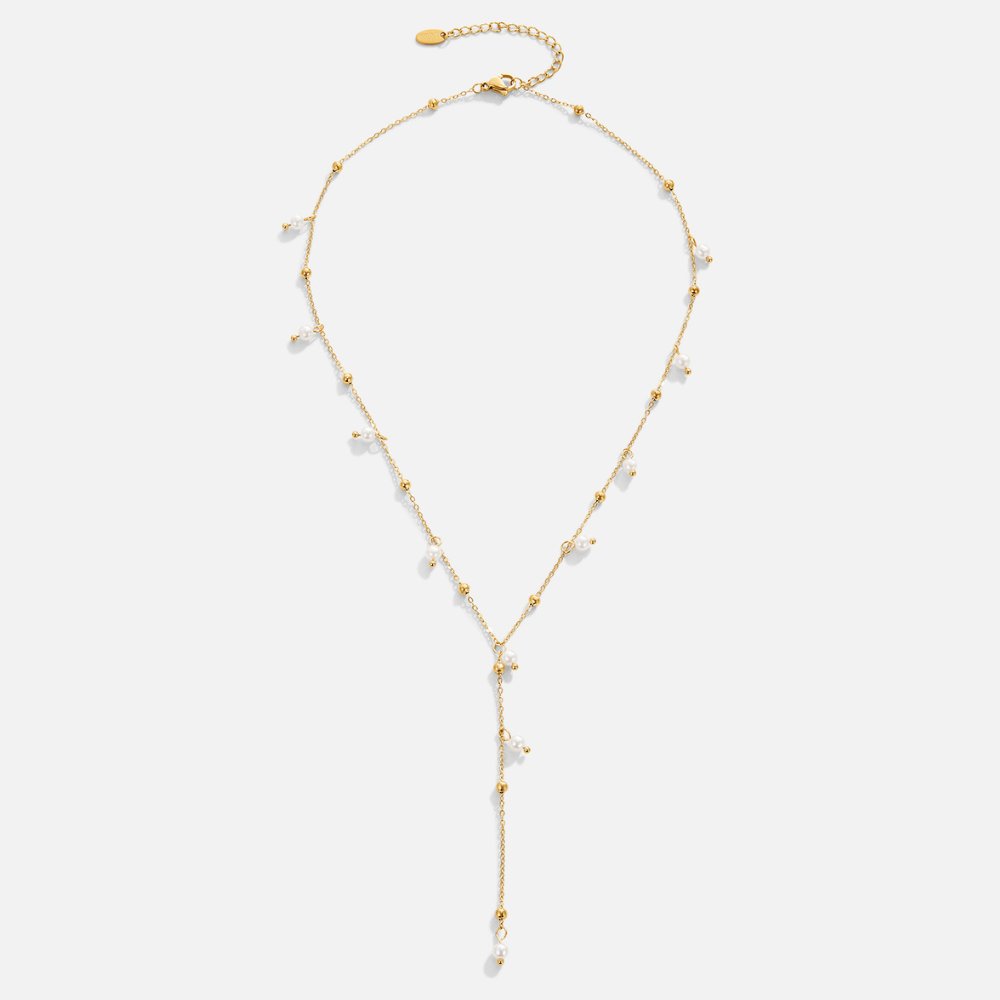 Lariat Parel Drop Ketting