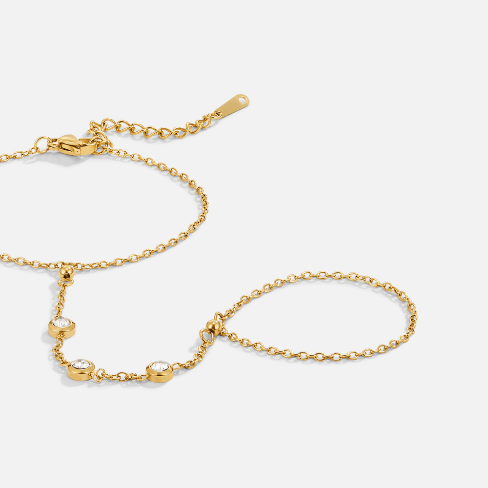 Freya Kristallen Handketting Armband