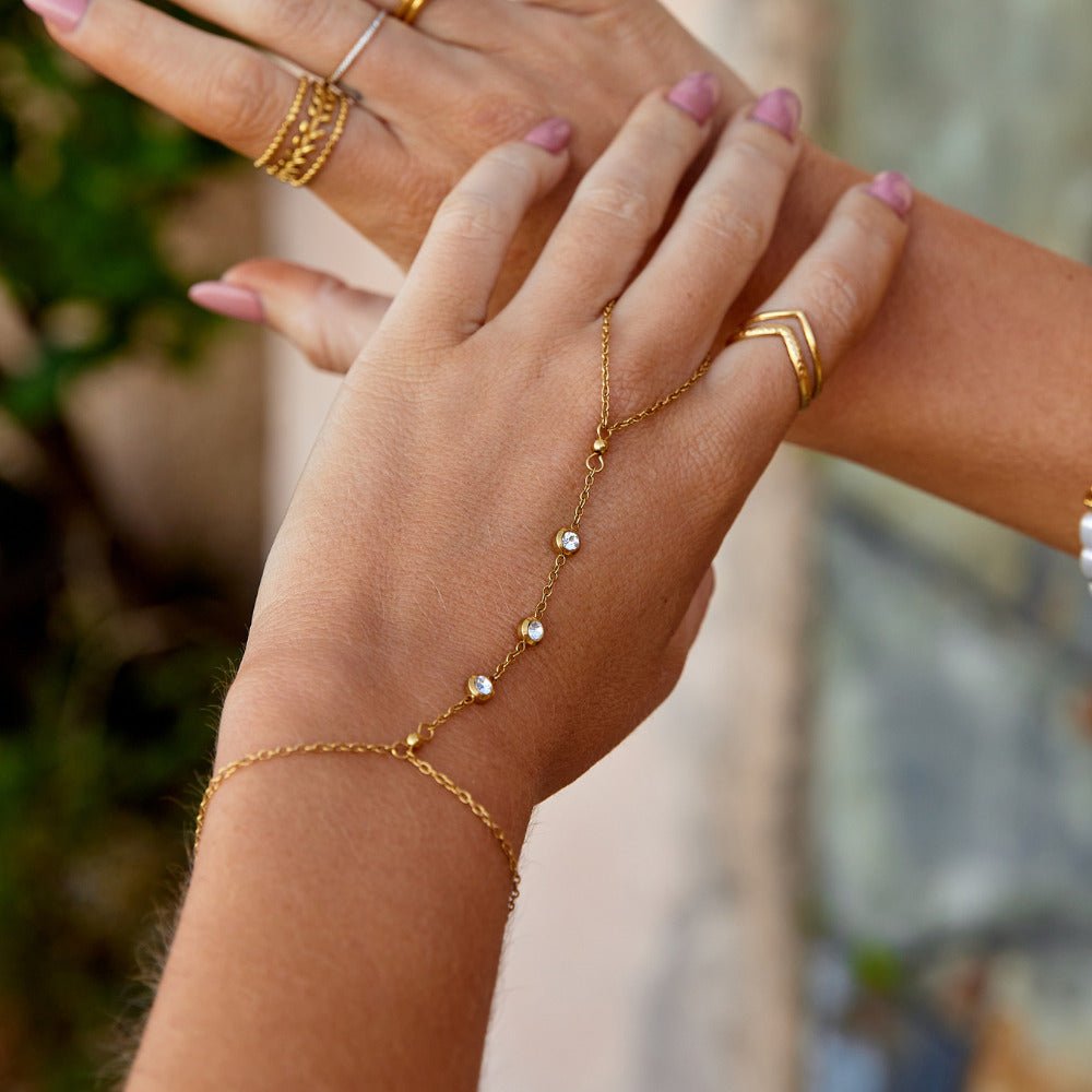 Freya Kristallen Hand Ketting Armband Secundaire afbeelding