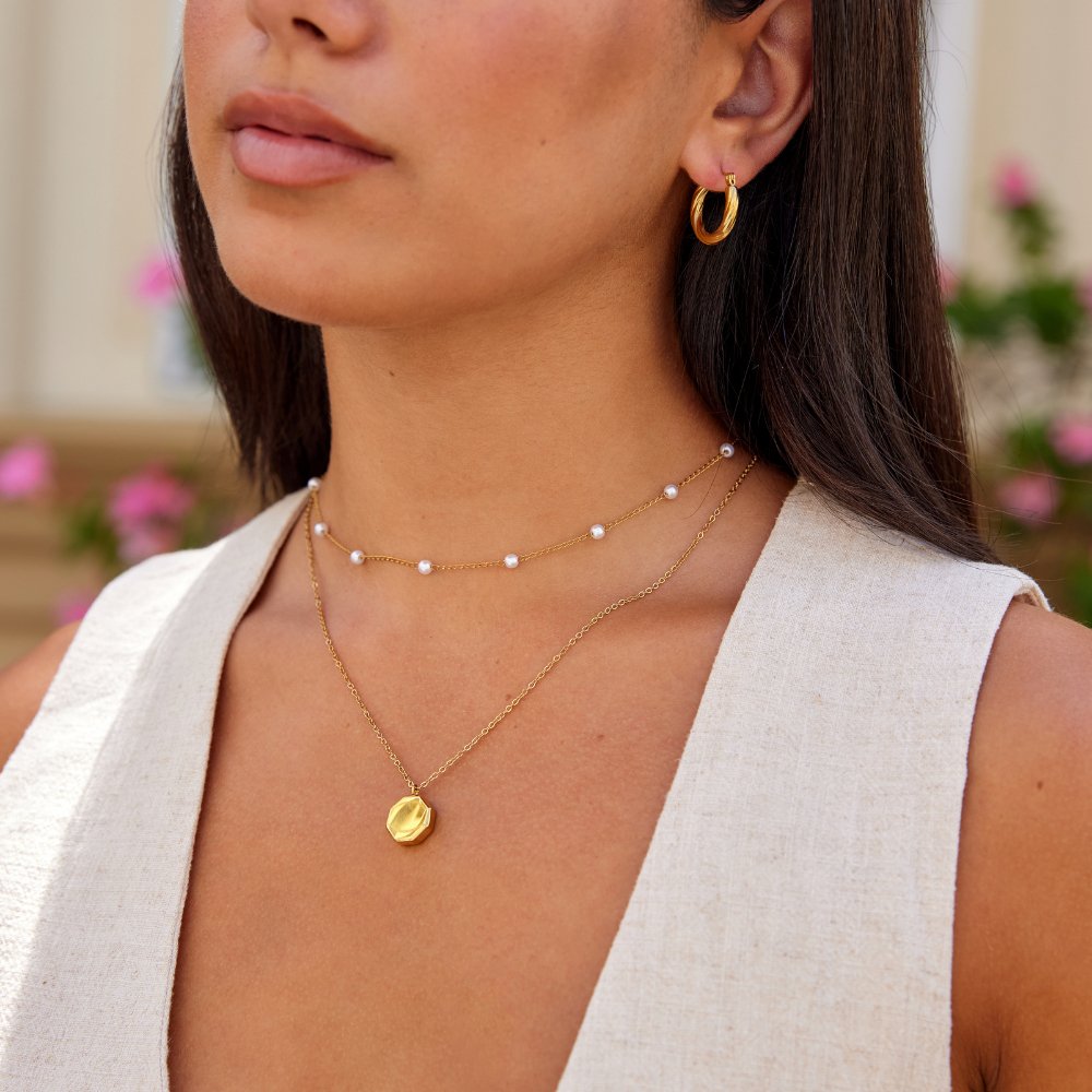 Geometrische Hanger Ketting