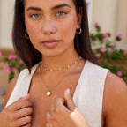 Geometrische Hanger Ketting