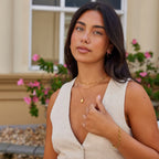 Geometrische Hanger Ketting