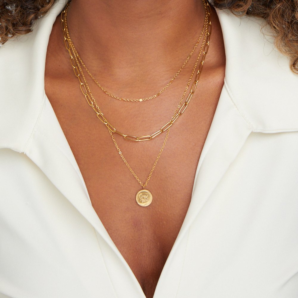 Geya Coin Gelaagde Ketting Secundaire afbeelding