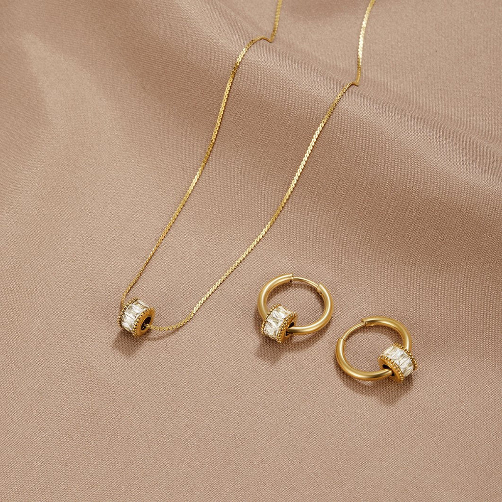 Gigi Kristallen 18K Gouden Ketting