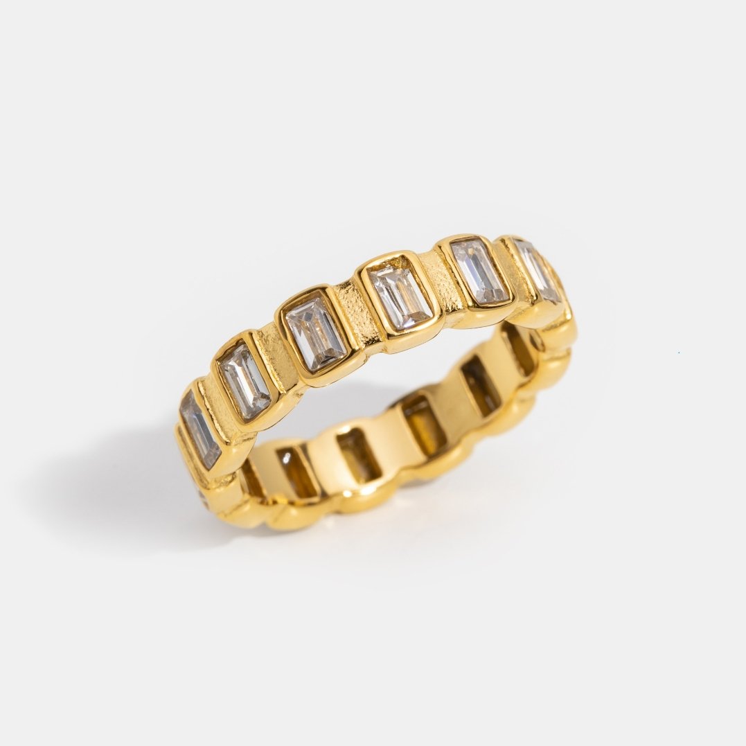 Gigi Square Kristallen Ring