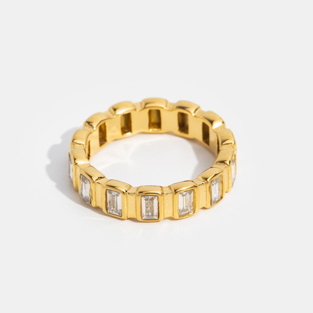 Gigi Square Kristallen Ring