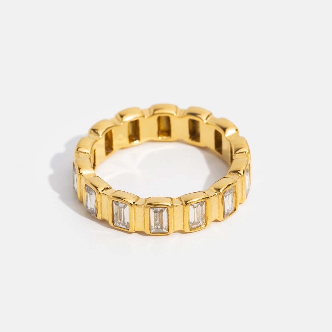Gigi Square Kristallen Ring
