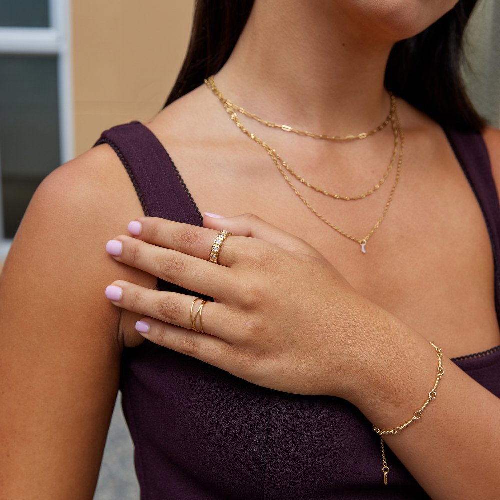 Gigi Square Kristallen Ring