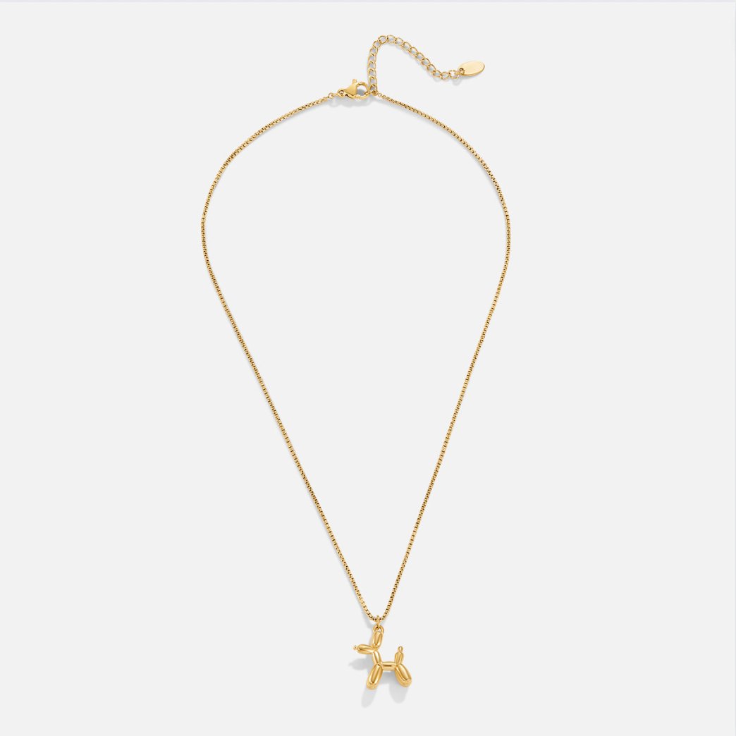Gouden Balloon Animal Ketting