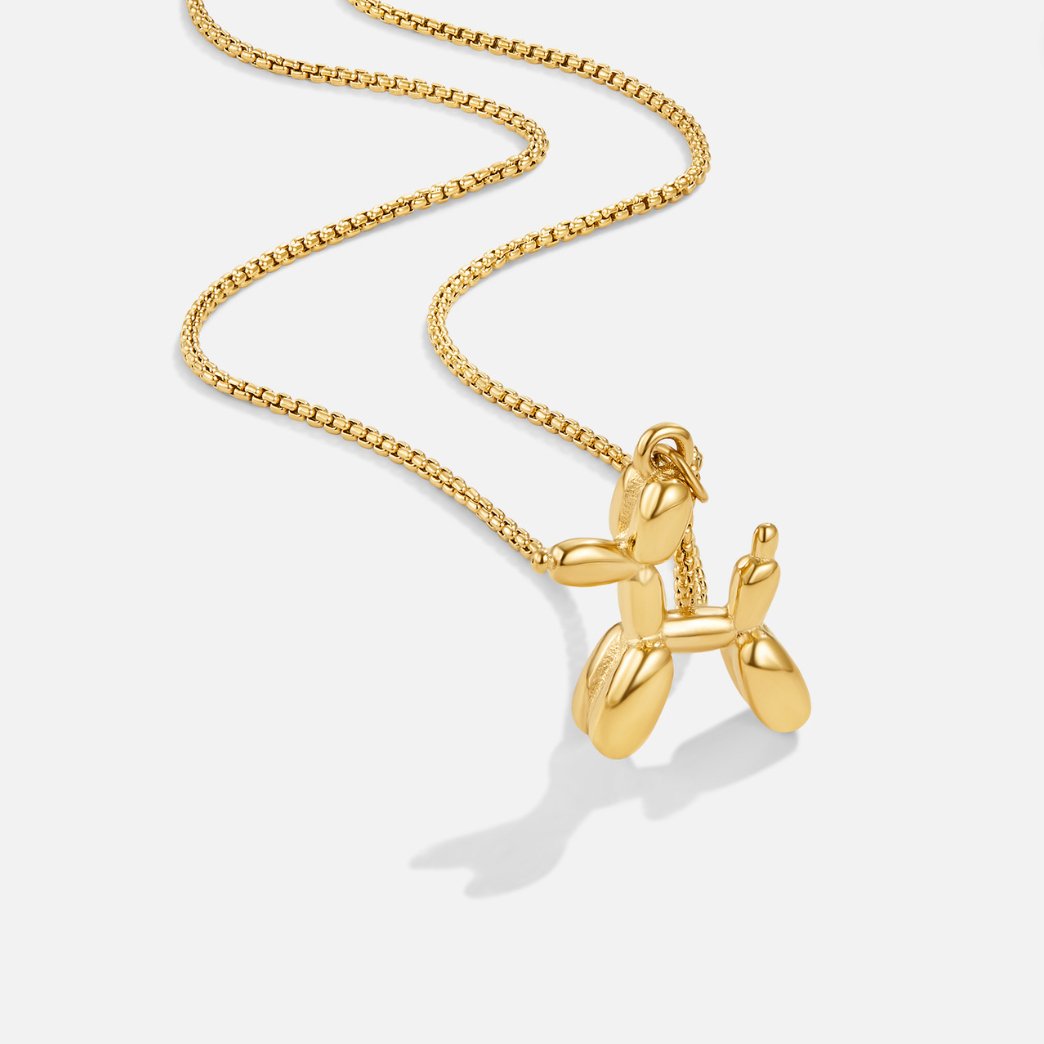 Gouden Balloon Animal Ketting Hoofdafbeelding