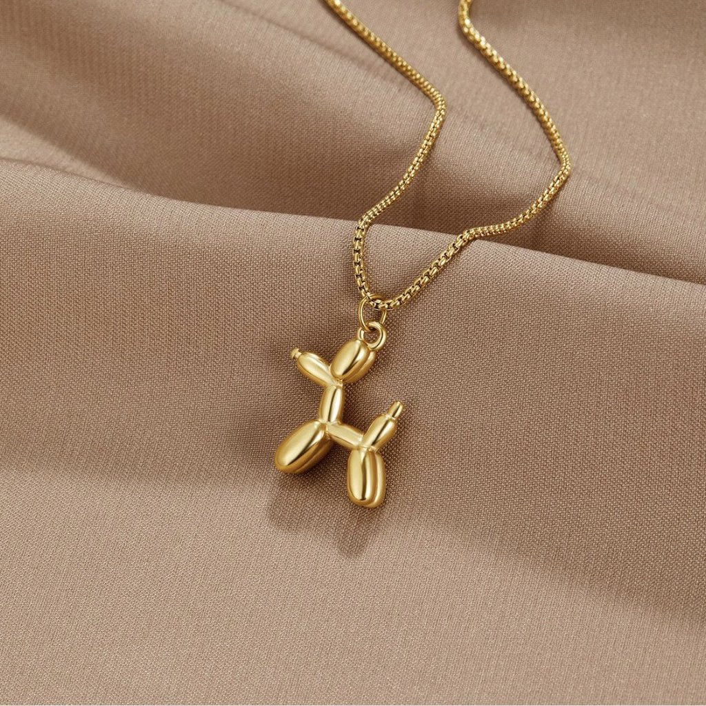 Gouden Balloon Animal Ketting