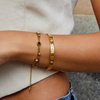 Gouden Klavertjes Armband