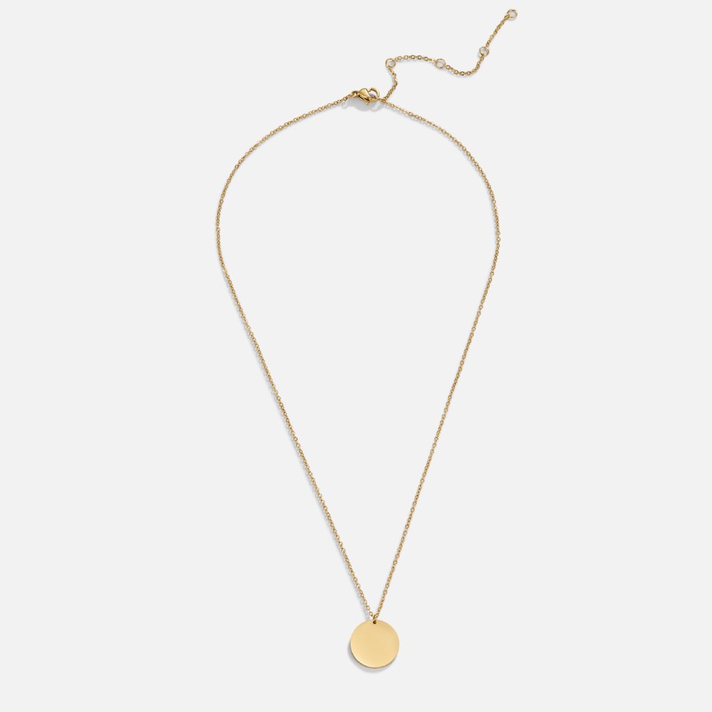 Gouden Coin Ketting