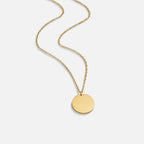 Gouden Coin Ketting