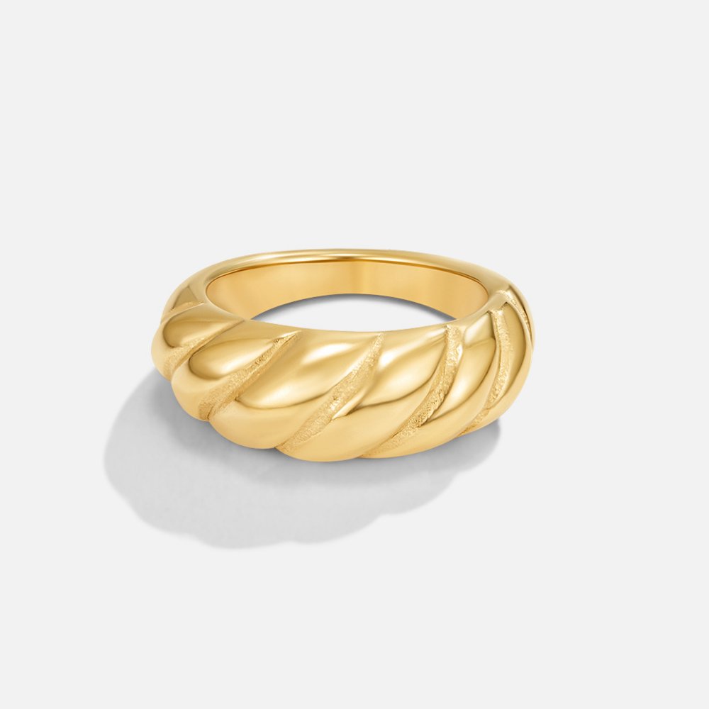 Gouden Croissant Ring
