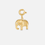 Gold Elephant Charm