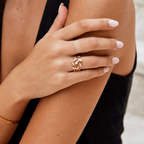 Gouden Leaf Ring
